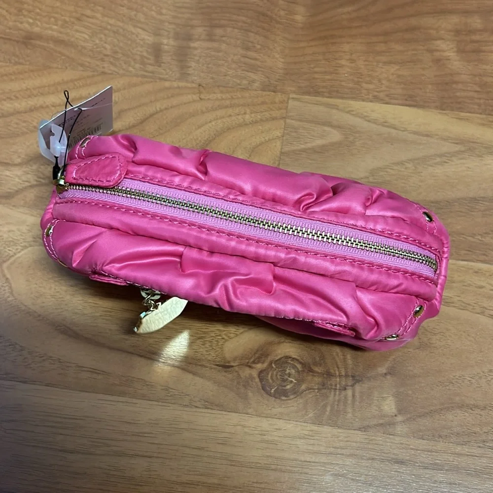 NWT Anna Sui Nylon Puff Pouch